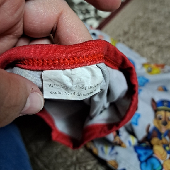 Paw Patrol Pajamas 4T - Picture 2 of 2